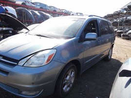 2004 TOYOTA SIENNA XLE GRAY 3.3L AT 4WD Z18392
